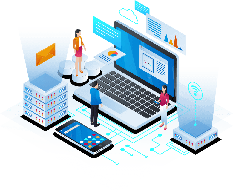 Software development illustration